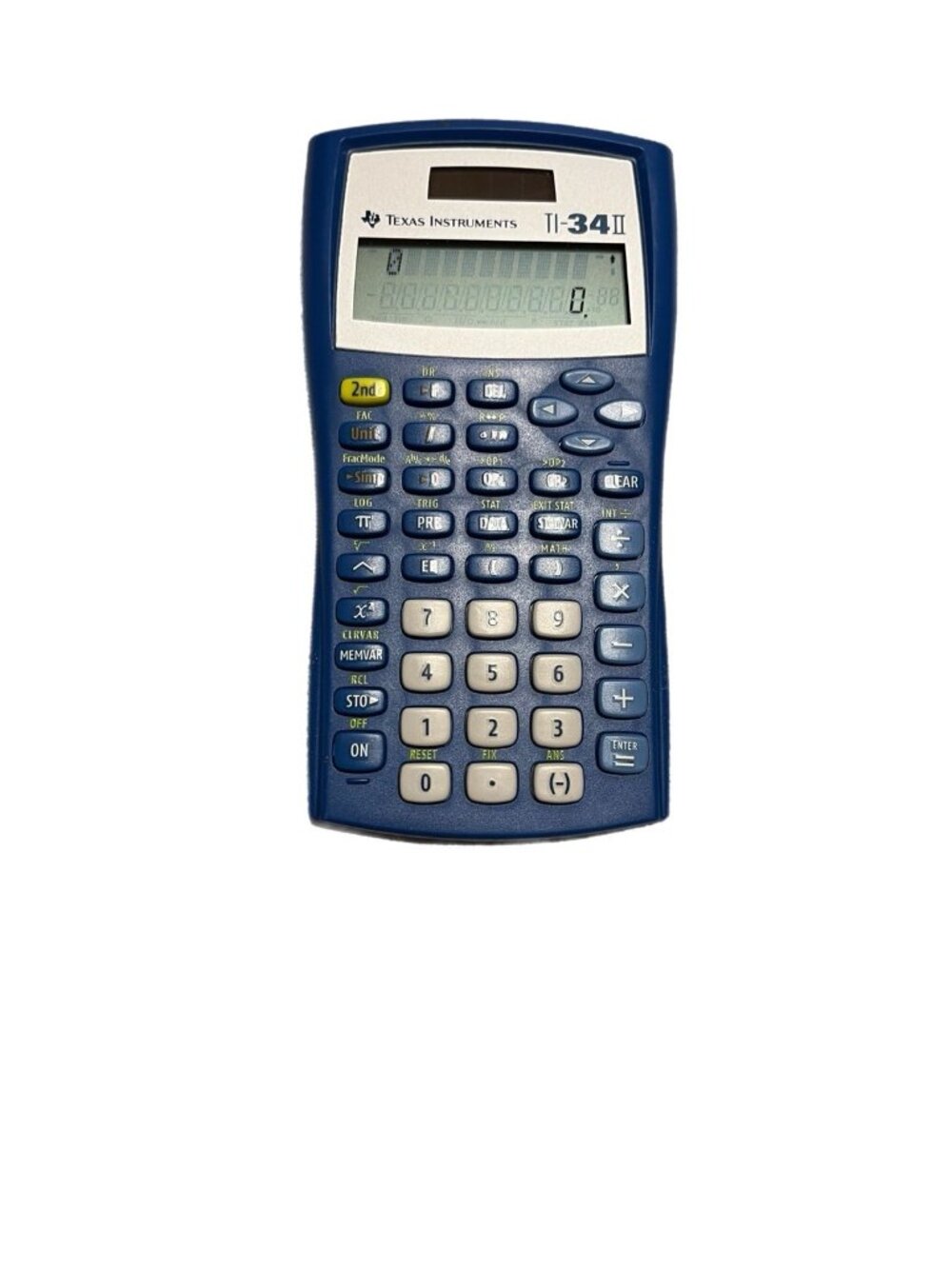 Texas Instruments TI-34II Handheld Scientific Calculator, LCD Display,